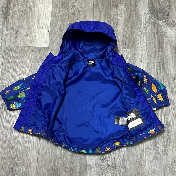 The North Face  Infant Zipline Rain Jacket / blue/ size 6-12 Months - Picture 6 of 15